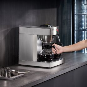 12 Cups Commercial Drip Coffee Maker With 3 Glass Carafes And 3 Warmers Office