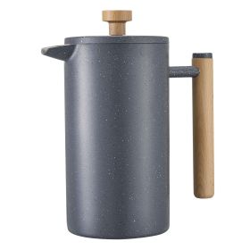 VEVOR French Press Coffee Maker, 34 Ounce 1 Liter Stainless Steel Coffee Press Tea Maker with Filter