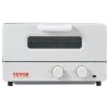 VEVOR 5-IN-1 Steam Oven Toaster, 12L Convection Oven, 1300W Steam Toaster Oven Countertop Combo with Grill, Pizza Pan, Gloves, 2 Slices Toast