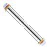 VEVOR Adjustable Rolling Pin, Stainless Steel Dough Roller Designs, Rolling Pin with Thickness Rings and Pastry Baking Nonstick Mat Set