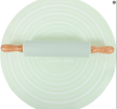 Cookie Rolling Mat Set Silicone Dough Mat Rolling Pin for Baking Non-stick Reusable