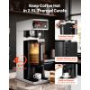 Commercial Drip Coffee Maker, 16-17 Cups Machine with 2.5 L Thermal Carafe, Keep Warm for 4 Hours, Stainless Steel Brewer with Auto Water Filling