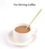 4 PCS 6.7 Inches Coffee/ Tea Spoons Long Handle, Gold, Ice Tea, Espresso Stainless Steel Long Spoons for Stirring