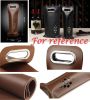 PU Wine Bottle Bags Reusable Wine Carrier Tote Bag for Gift Wrapping Picnic Travel Party, Black