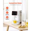 Instant Hot Water Dispenser, Countertop Boiling Water Dispenser with Adjustable 6 Temperatures & 7 Water Volumes, 101oz Removable Water Tank