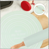 Cookie Rolling Mat Set Silicone Dough Mat Rolling Pin for Baking Non-stick Reusable