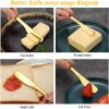 Stainless Steel Butter Knife, Gold Butter Knives, Butter Spreader, Butter Spreader Knife for Kitchen Restaurant Party, Kitchen Gadgets, Set of 4