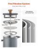 VEVOR French Press Coffee Maker, 34 Ounce 1 Liter Stainless Steel Coffee Press Tea Maker with Filter