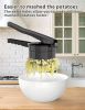 Large 15oz Potato Ricer, Heavy Duty Stainless Steel Ricer for Mashed Potatoes, Sweet Potato Masher Kitchen Tool with Ergonomic Handle