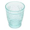 (2 pack) 16-Ounce Embossed Tritan Plastic Ditsy Tumbler, Teal