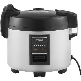 VEVOR Commercial Rice Cooker, 60-Cup Rice Cooker, 13.74 Qt / 13 Liter Large Rice Cooker and Warmer with Nonstick Inner Pot (Default: Default)